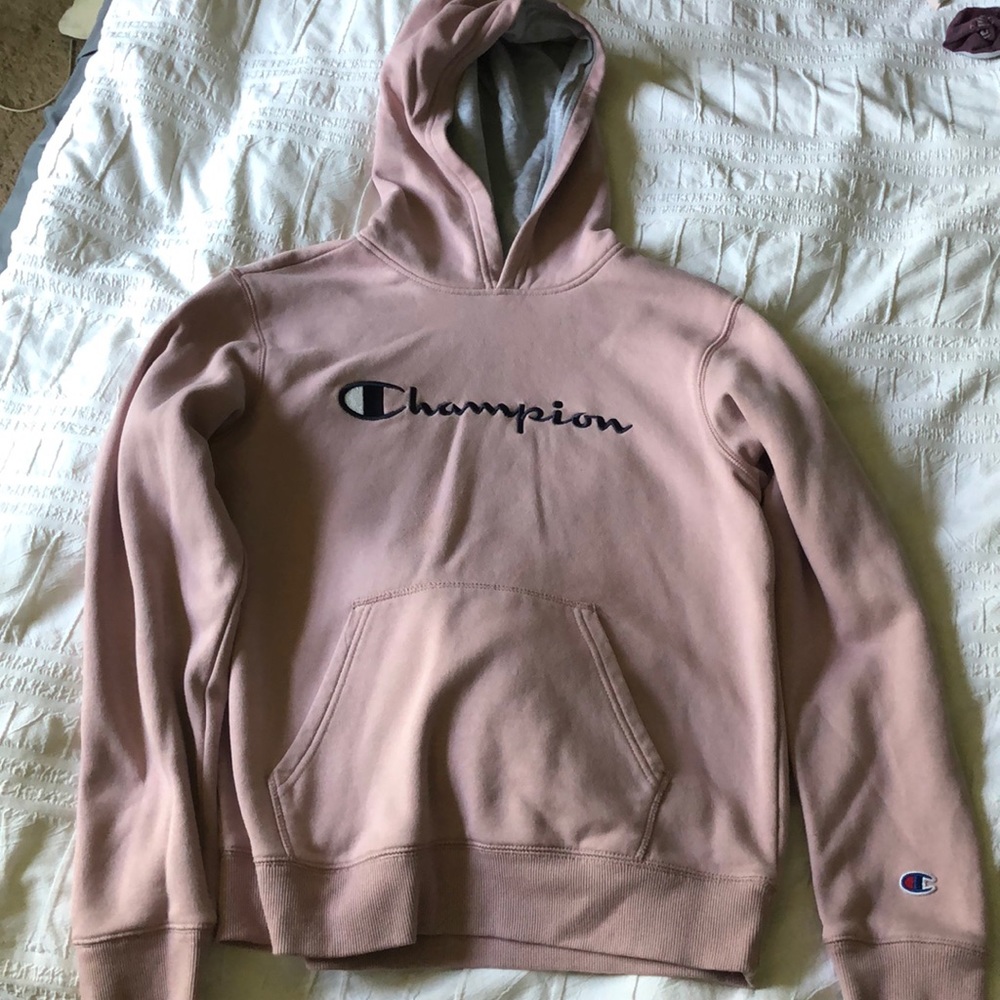 Champion Light Pink Hoodie
